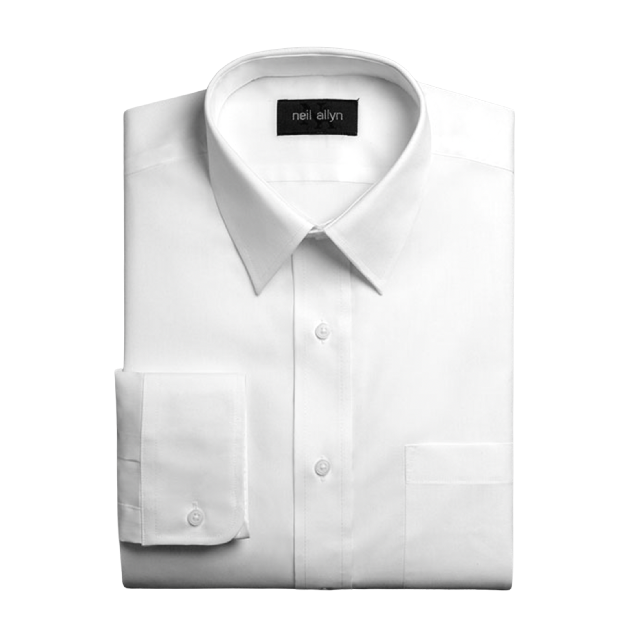 white dress shirt for funeral The Black Tux Essential In | Size: Medium 38 Sleeve Machine wash warm with like colors NEIL ALLYN, WHITE DRESS SHIRT